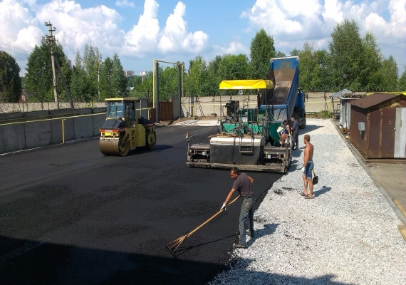 Устройство автодорог в Некрасовском и Дмитровском районе